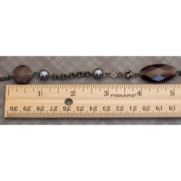 Don't Bead Nobody Else Vintage Beaded Necklace 40 inch - G2 - Picture 3 of 3